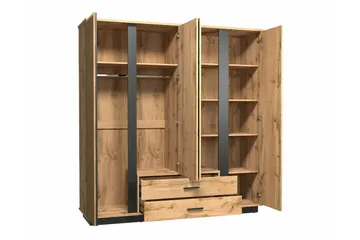 Strathy Möbelset För Sovrum - Svart - Products - Möbler - Säng - M öbelset för sovrum