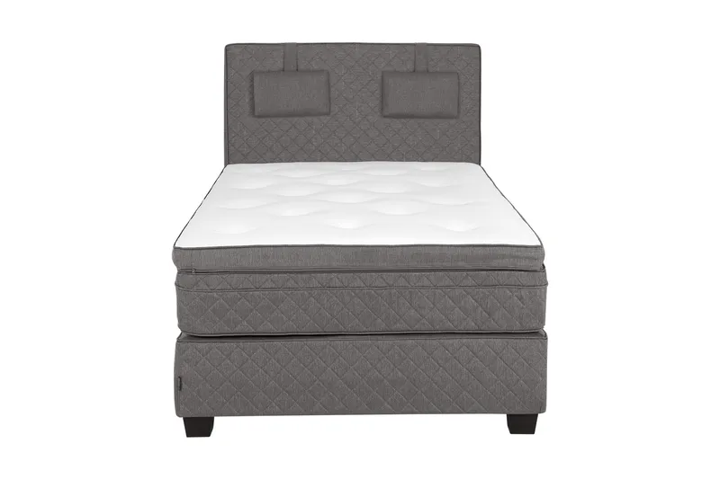 Sundborn Kontinentalsäng 120x200 Valbar, Grå