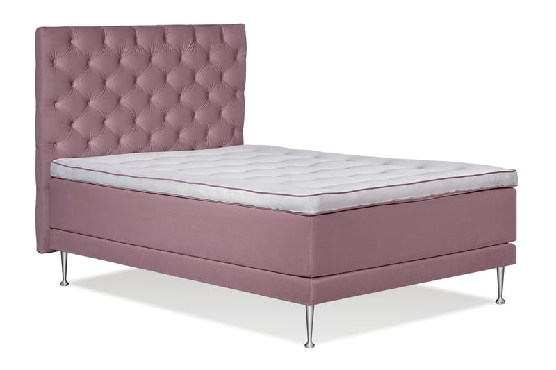Victoria Komplett Sängpaket 140x200 - Cerise - Products - Möbler - Säng - Kontinentalsäng