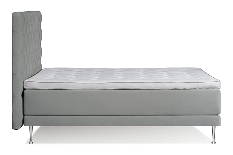 Victoria Komplett Sängpaket 140x200 - Ljusgrå - Products - Möbler - Säng - Kontinentalsäng