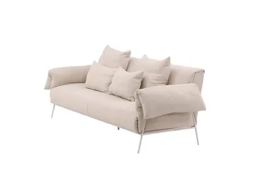 Öckerö Soffa 2-sit - Beige/Vit - Products - Möbler - Soffa - 2 sits soffa