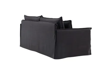 Nova 3-sits Soffa - Svart - Products - Möbler - Soffa - 3 sits soffa