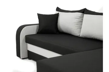 Alvared 3-sits Hörnbäddsoffa Universal - Grå - Products - Möbler - Soffa - Bäddsoffa - Bäddsoffa divan