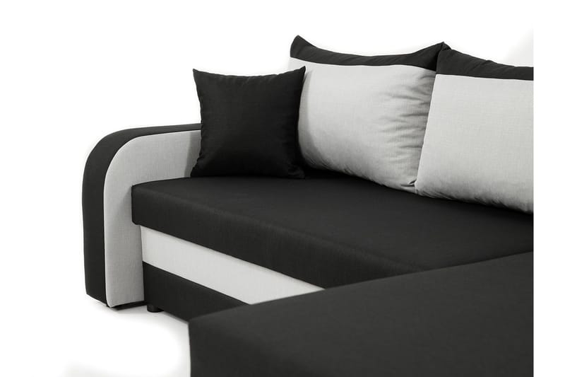 Alvared 3-sits Hörnbäddsoffa Universal - Röd/Grå - Products - Möbler - Soffa - Bäddsoffa - Bäddsoffa divan