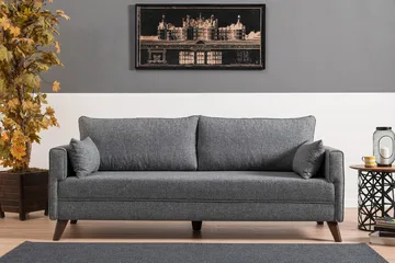 Antigua Bäddsoffa 3-sits - Grå - Products - Möbler - Soffa - Bäddsoffa - 3 sits bäddsoffa