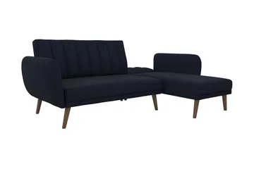 Brittany Divanbäddsoffa Marinblå - Novogratz - Products - Möbler - Soffa - Bäddsoffa - Bäddsoffa divan