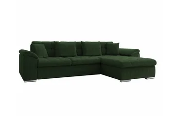 Camior 3-sits Hörnbäddsoffa Dark green - Products - Möbler - Soffa - Bäddsoffa - Hörnbäddsoffa