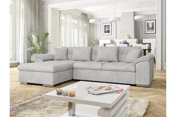 Camior Bäddsoffa med Divan 3-sits - Grå - Products - Möbler - Soffa - Bäddsoffa - Bäddsoffa divan