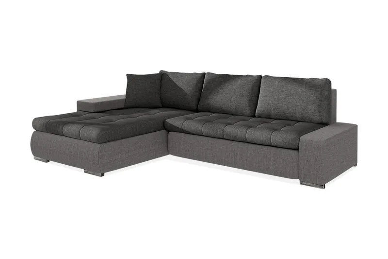 Cerys Divanbäddsoffa 265x185x85 cm Universal, Grå