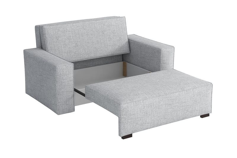Denegal 2-sits liten bäddsoffa i Tyg - Grå - Products - Möbler - Soffa - Bäddsoffa - 2 sits bäddsoffa