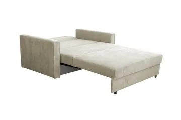 Denegal 2-sits liten bäddsoffa i Tyg - Grå - Products - Möbler - Soffa - Bäddsoffa - 2 sits bäddsoffa