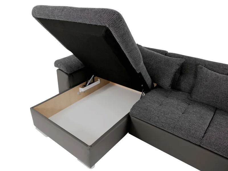 Dynir Bäddsoffa med Divan och Schäslong 5-sits - Rosa - Products - Möbler - Soffa - Bäddsoffa - Bäddsoffa divan