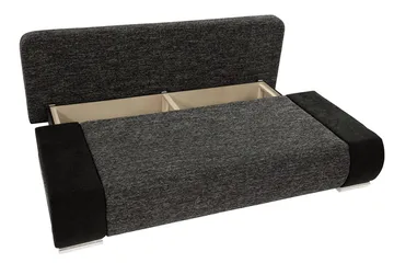 Emma Bäddsoffa 200x94x76 cm - Svart/Grå - Products - Möbler - Soffa - Bäddsoffa - Bäddsoffa längsbäddad