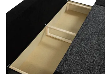 Emma Bäddsoffa 200x94x76 cm - Svart/Grå - Products - Möbler - Soffa - Bäddsoffa - Bäddsoffa längsbäddad