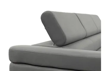 Gabina Bäddsoffa 3-sits i Plysch - Svart - Products - Möbler - Soffa - Bäddsoffa - 3 sits bäddsoffa