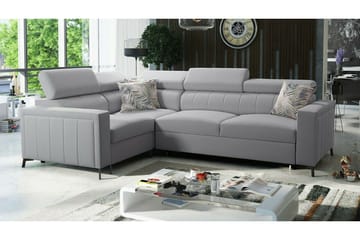 Galbally 3-sits Hörnbäddsoffa Ljusgrå - Products - Möbler - Soffa - Bäddsoffa - Hörnbäddsoffa