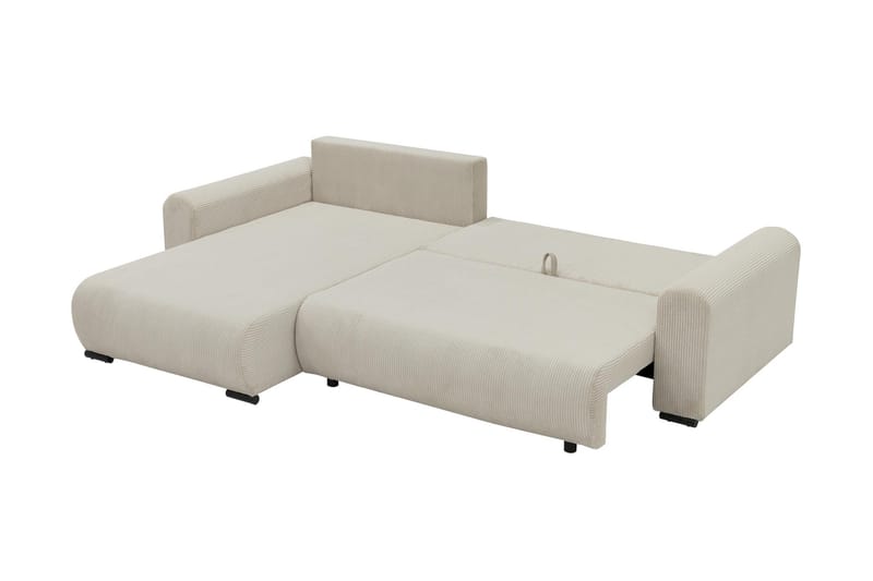 Handda Bäddsoffa med Divan 3-sits i Chenille - Beige - Products - Möbler - Soffa - Bäddsoffa - Bäddsoffa divan