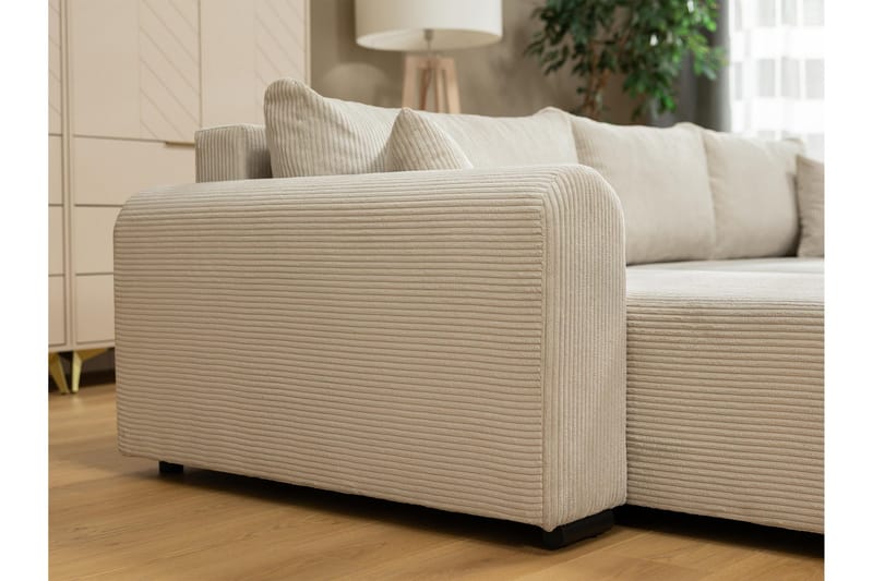 Handda Bäddsoffa med Divan 3-sits i Manchester - Brun - Products - Möbler - Soffa - Bäddsoffa - Bäddsoffa divan