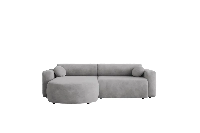 Hanish Bäddsoffa med Divan 3-sits, Grå