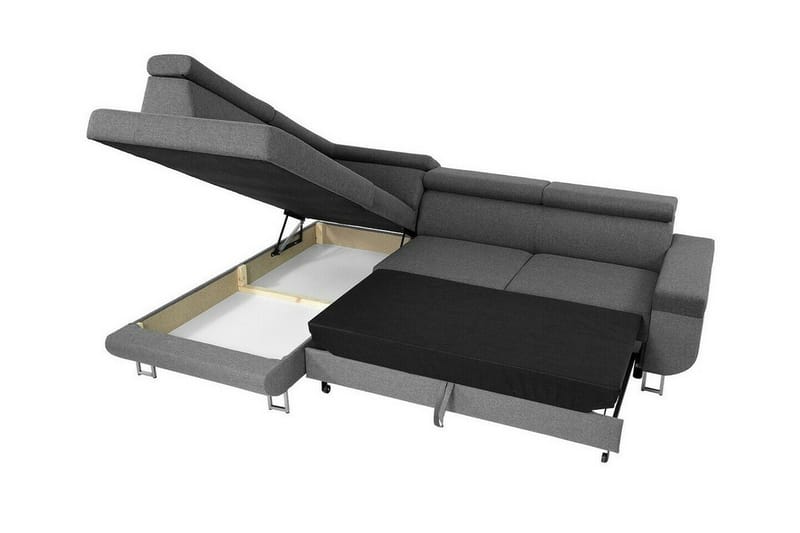 Kintore 3-sits Hörnbäddsoffa Light grey/Dark grey - Products - Möbler - Soffa - Bäddsoffa - Hörnbäddsoffa