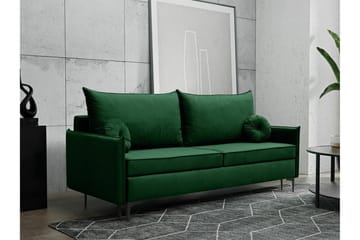 Knocklong 2-sits Bäddsoffa Dark green - Products - Möbler - Soffa - Bäddsoffa - Bäddsoffa längsbäddad