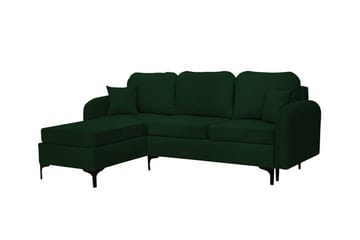 Knocklong 3-sits Hörnbäddsoffa Dark green - Products - Möbler - Soffa - Bäddsoffa - Hörnbäddsoffa