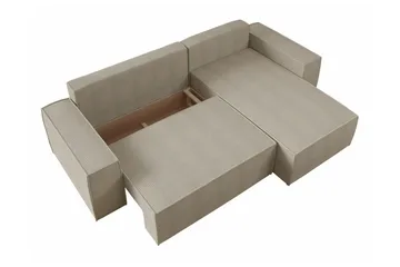 Knocklong 3-sits Hörnbäddsoffa - Gul - Products - Möbler - Soffa - Bäddsoffa - Hörnbäddsoffa