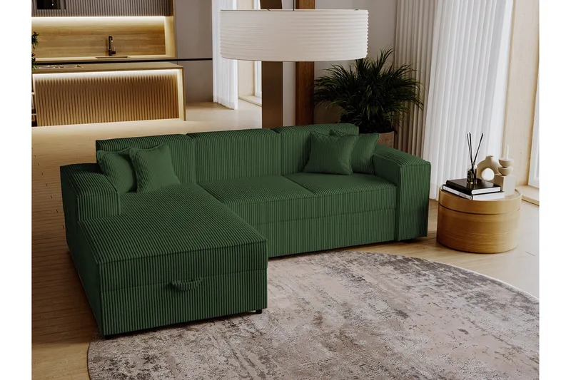 Knocklong 3-sits Hörnbäddsoffa - Products - Möbler - Soffa - Bäddsoffa - Hörnbäddsoffa