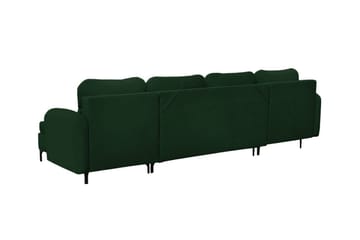 Knocklong 4-sits Hörnbäddsoffa Dark green - Products - Möbler - Soffa - Bäddsoffa - Hörnbäddsoffa
