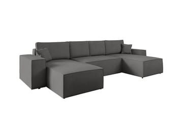 Knocklong 4-sits Hörnbäddsoffa - Mörkgrå - Products - Möbler - Soffa - Bäddsoffa - Hörnbäddsoffa