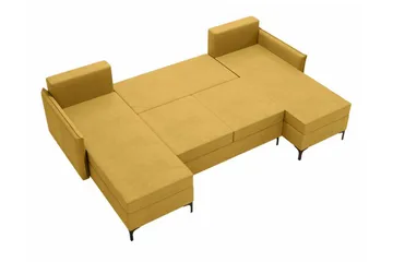 Knocklong 4-sits Hörnbäddsoffa - Rosa - Products - Möbler - Soffa - Bäddsoffa - Hörnbäddsoffa