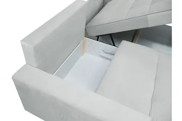 Manetto Bäddsoffa m. Divan 2-sits - Svart/Brun - Products - Möbler - Soffa - Bäddsoffa - Bäddsoffa divan