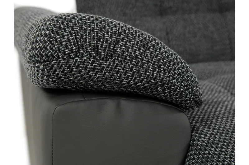 Niko U-Bäddsoffa 350x205x76 cm Divan Höger - Mörkgrå - Products - Möbler - Soffa - Bäddsoffa - Bäddsoffa divan