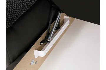 Niko U-Bäddsoffa 350x205x76 cm Divan Vänster - Vit/Grå - Products - Möbler - Soffa - Bäddsoffa - Bäddsoffa divan