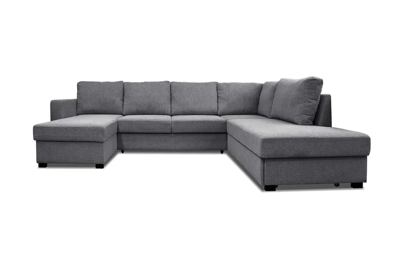 Paris U-Bäddsoffa Höger, Grå