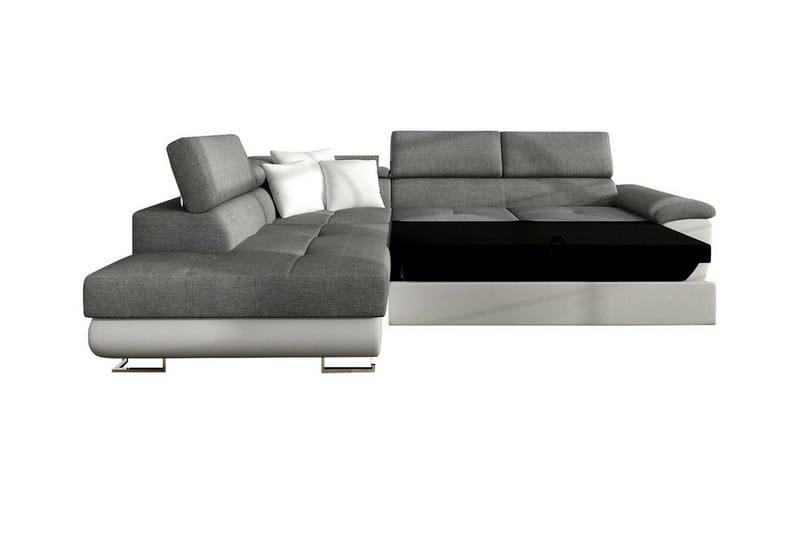 Reginia 4-sits Hörnbäddsoffa Light green - Products - Möbler - Soffa - Bäddsoffa - Hörnbäddsoffa