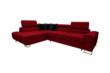 Reginia 4-sits Hörnbäddsoffa Red - Products - Möbler - Soffa - Bäddsoffa - Hörnbäddsoffa