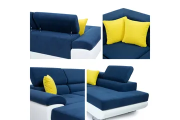 Reginia Bäddsoffa m. Divan och Schäslong 4-sits - Grön - Products - Möbler - Soffa - Bäddsoffa - Bäddsoffa divan