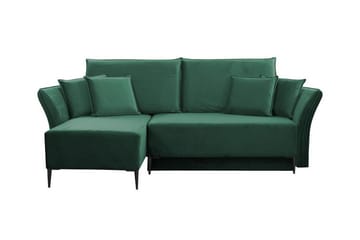 Staffin 3-sits Hörnbäddsoffa Dark green - Products - Möbler - Soffa - Bäddsoffa - Hörnbäddsoffa