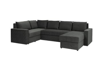 Staffin 4-sits Hörnbäddsoffa Dark grey - Products - Möbler - Soffa - Bäddsoffa - Hörnbäddsoffa