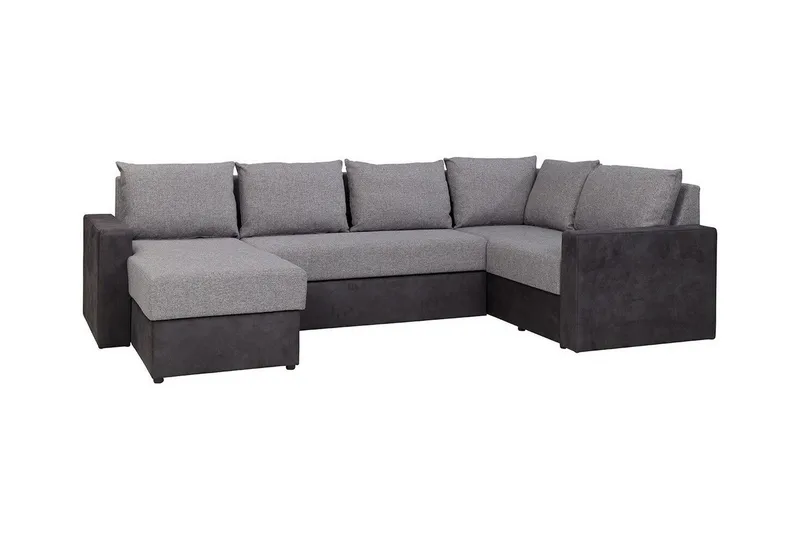 Staffin 4-sits Hörnbäddsoffa Dark grey/Light grey