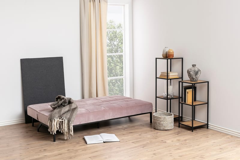 Stefan Bäddsoffa Sammet - Rosa - Products - Möbler - Soffa - Bäddsoffa - 2 sits bäddsoffa