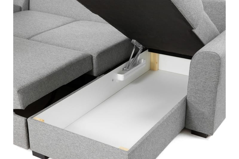 Taberk Bäddsoffa med Divan och Schäslong 5-sits i Chenille - Orange - Products - Möbler - Soffa - Bäddsoffa - Bäddsoffa divan