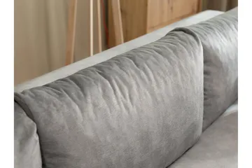 Tacon Bäddsoffa m. Divan 3-sits - Vit/Svart - Products - Möbler - Soffa - Bäddsoffa - Bäddsoffa divan