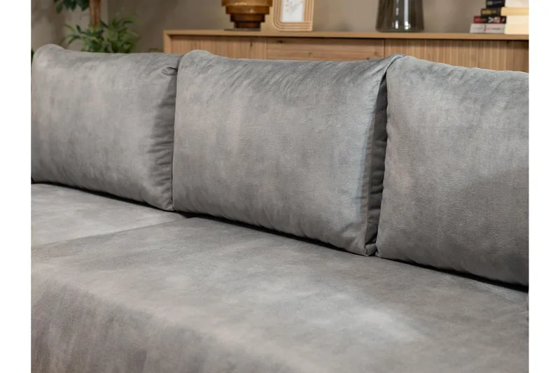 Tacon Bäddsoffa m. Divan 3-sits - Vit/Svart - Products - Möbler - Soffa - Bäddsoffa - Bäddsoffa divan
