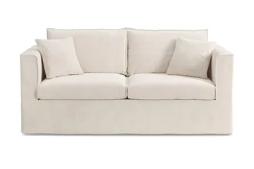Utan madrass - Beige/Vit