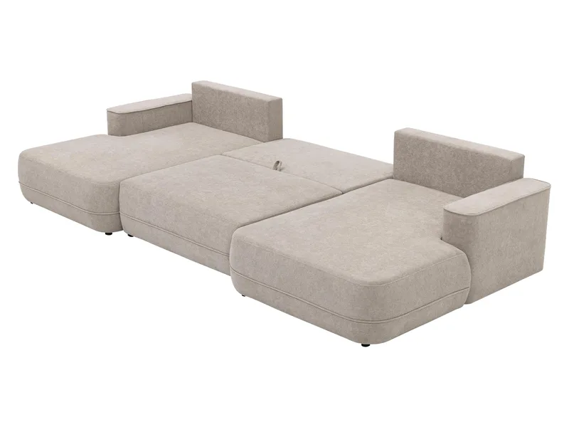 Uppland Bäddsoffa Dubbeldivan 5-sits - Vit - Products - Möbler - Soffa - Bäddsoffa - U bäddsoffa