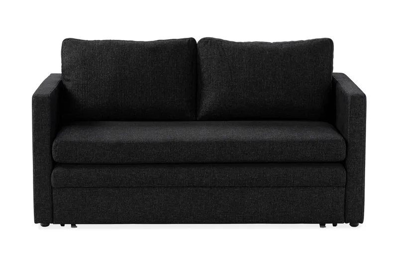 Willhelm Liten Bäddsoffa 2-sits Fram åtbäddad, Mörkgrå