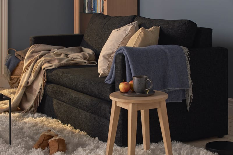 Willhelm Liten Bäddsoffa 2-sits Framåtbäddad - Mörkgrå - Products - Möbler - Soffa - Bäddsoffa - 2 sits bäddsoffa