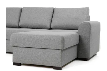 Wilma 6-sits Divan Höger Bäddsoffa 305 cm - Grå - Products - Möbler - Soffa - Bäddsoffa - Bäddsoffa divan